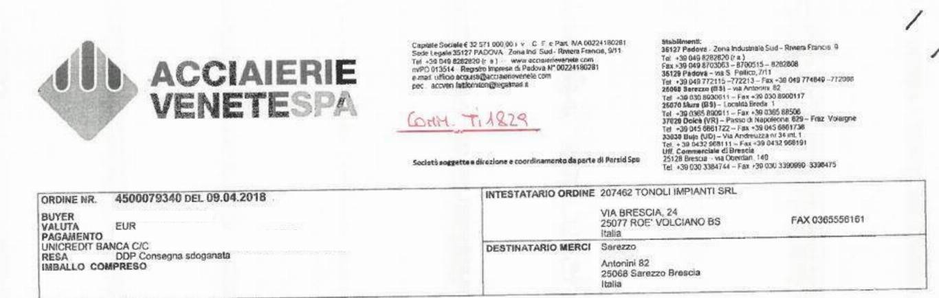 Acciaierie Venete - Carroponte